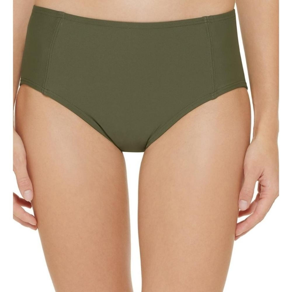NWT DKNY 4 way Stretch Moss Swim Bottoms bikini bottoms szXS
